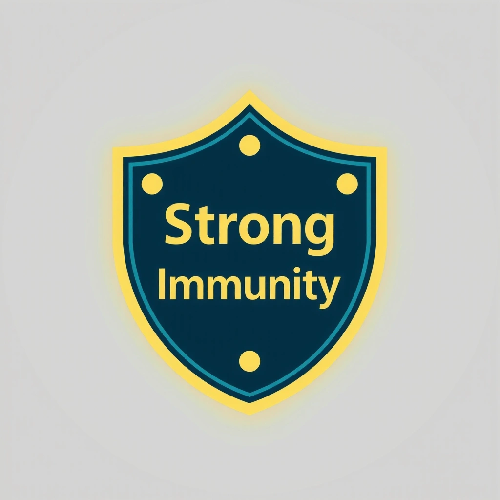 Simbol de scut pentru imunitate puternică